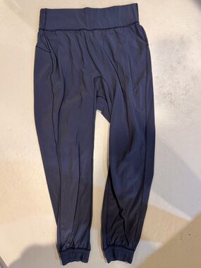 Black High-Waist Jogger Pants